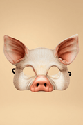 Funny Pig Mask for Halloween Pleasures,Costumes SZ White One size fits most _of_bliiss.love_sexy_lingerie_sexy_costume_trendy_and_latest_designs_seductive_lingerie_November_2024