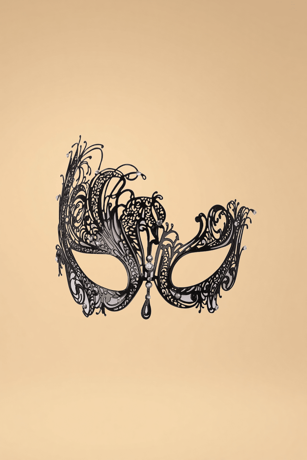 Gold Filigree Masquerade Mask SZBLIISS.LOVE Halloween, Mask