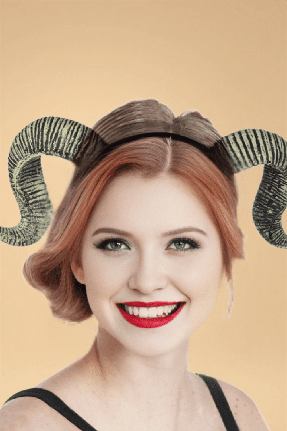 Halloween Ram Horn Headband Pleasures,Costumes SZ _of_bliiss.love_sexy_lingerie_sexy_costume_trendy_and_latest_designs_seductive_lingerie_November_2024