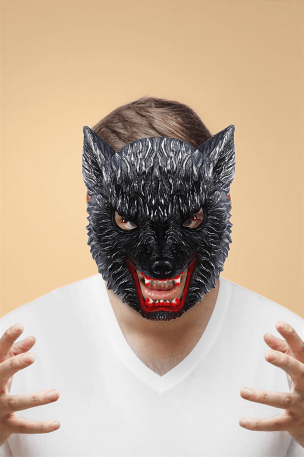 Lifelike Wolf Masquerade Mask Pleasures,Costumes SZ _of_bliiss.love_sexy_lingerie_sexy_costume_trendy_and_latest_designs_seductive_lingerie_November_2024