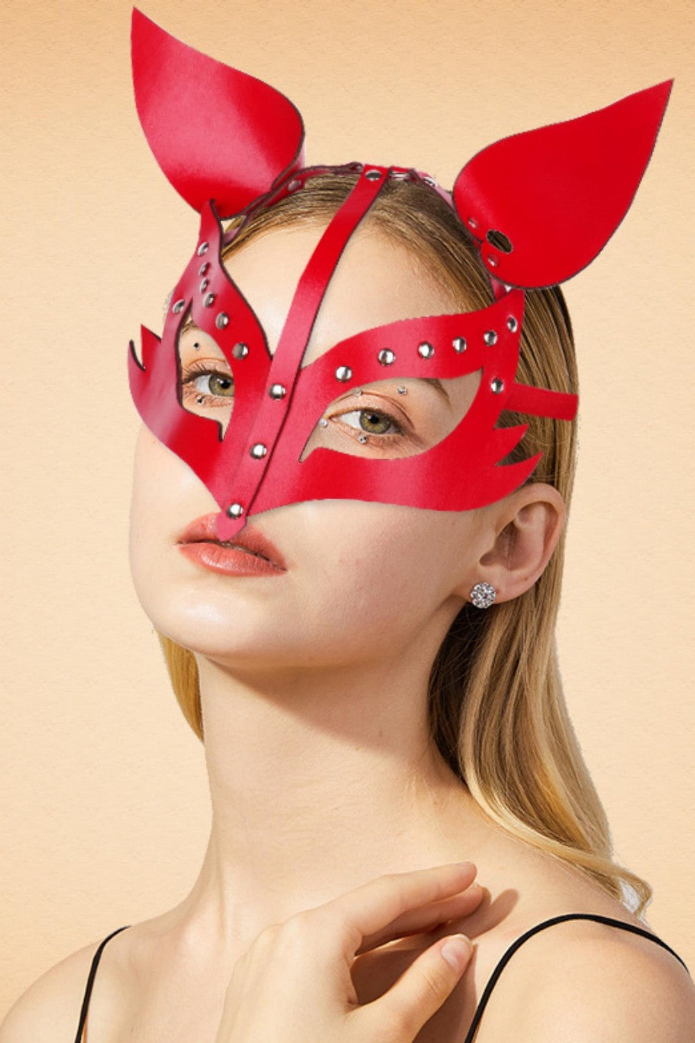 PU Fox Mask Pleasures,Costumes SZ _of_bliiss.love_sexy_lingerie_sexy_costume_trendy_and_latest_designs_seductive_lingerie_November_2024