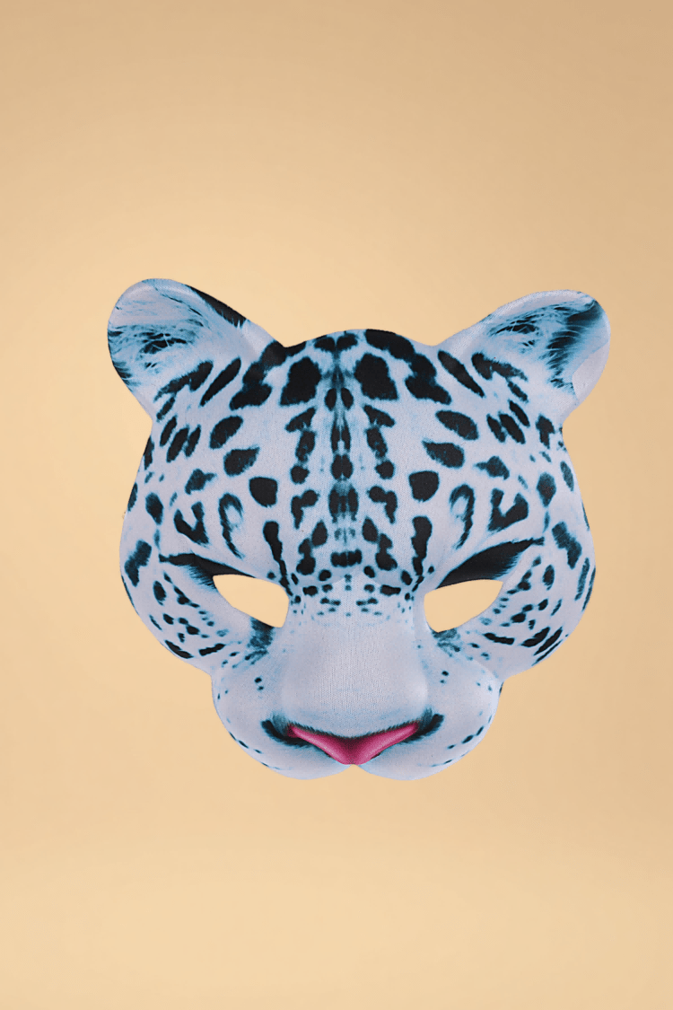Snow Leopard Masquerade Mask Pleasures,Costumes SZ As shown One size fits most _of_bliiss.love_sexy_lingerie_sexy_costume_trendy_and_latest_designs_seductive_lingerie_November_2024