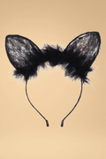 Cute Bunny Ear Headband Pleasures SXJ Black One size fits most _of_bliiss.love_sexy_lingerie_sexy_costume_trendy_and_latest_designs_seductive_lingerie_November_2024