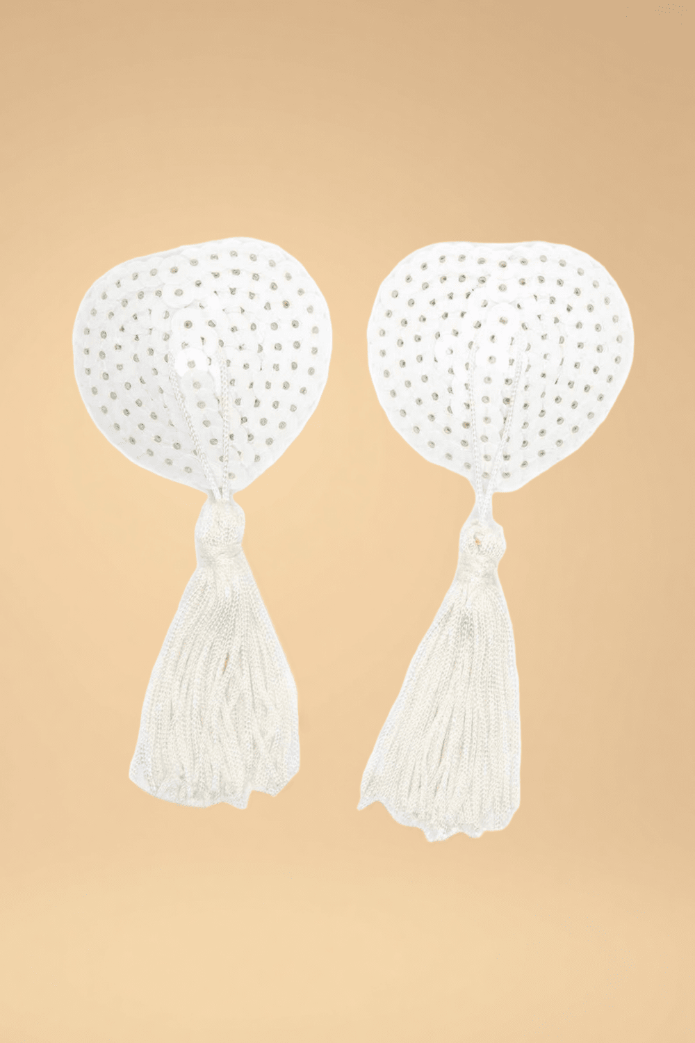 Heart Tassel Nipple Pasties Pleasures YMS White One size fits most _of_bliiss.love_sexy_lingerie_sexy_costume_trendy_and_latest_designs_seductive_lingerie_November_2024
