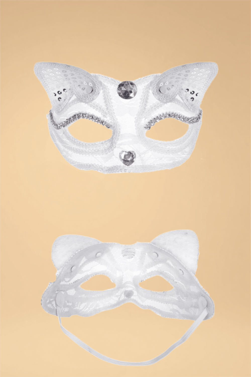Lace Cat Eye Mask Pleasures SZ White One size fits most _of_bliiss.love_sexy_lingerie_sexy_costume_trendy_and_latest_designs_seductive_lingerie_November_2024