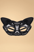Lace Cat Eye Mask Pleasures SZ Black One size fits most _of_bliiss.love_sexy_lingerie_sexy_costume_trendy_and_latest_designs_seductive_lingerie_November_2024