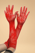 Sheer Elasti Gloves Pleasures ZS Red One size fits most _of_bliiss.love_sexy_lingerie_sexy_costume_trendy_and_latest_designs_seductive_lingerie_November_2024