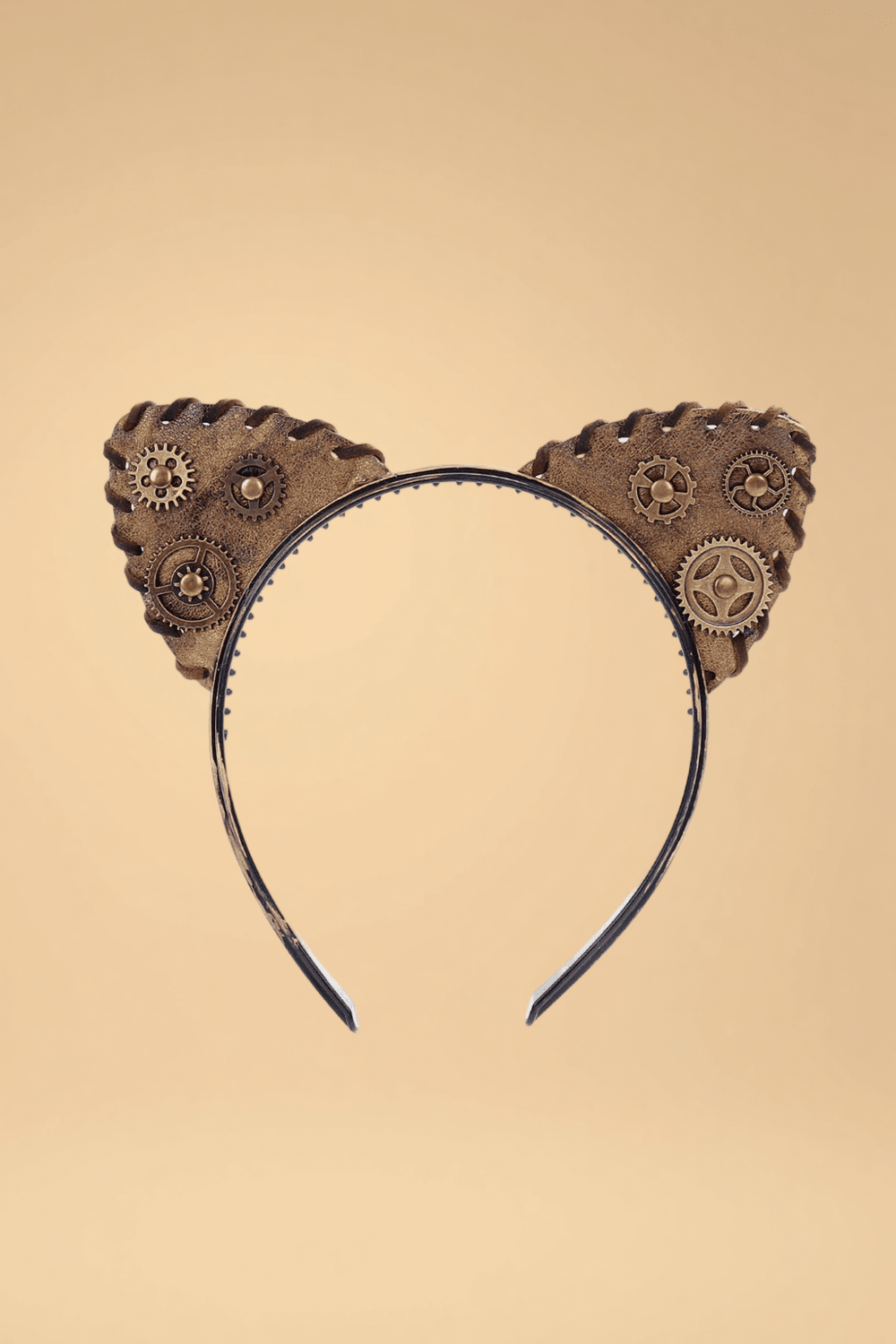 Steampunk Gear Headband Pleasures SZ Coffee One size fits most _of_bliiss.love_sexy_lingerie_sexy_costume_trendy_and_latest_designs_seductive_lingerie_November_2024