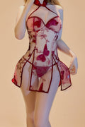 Butterfly Embroidered Chinese Cheongsam Costume SXJBLIISS.LOVE Chinese Cheongsam, Plus Size Costume