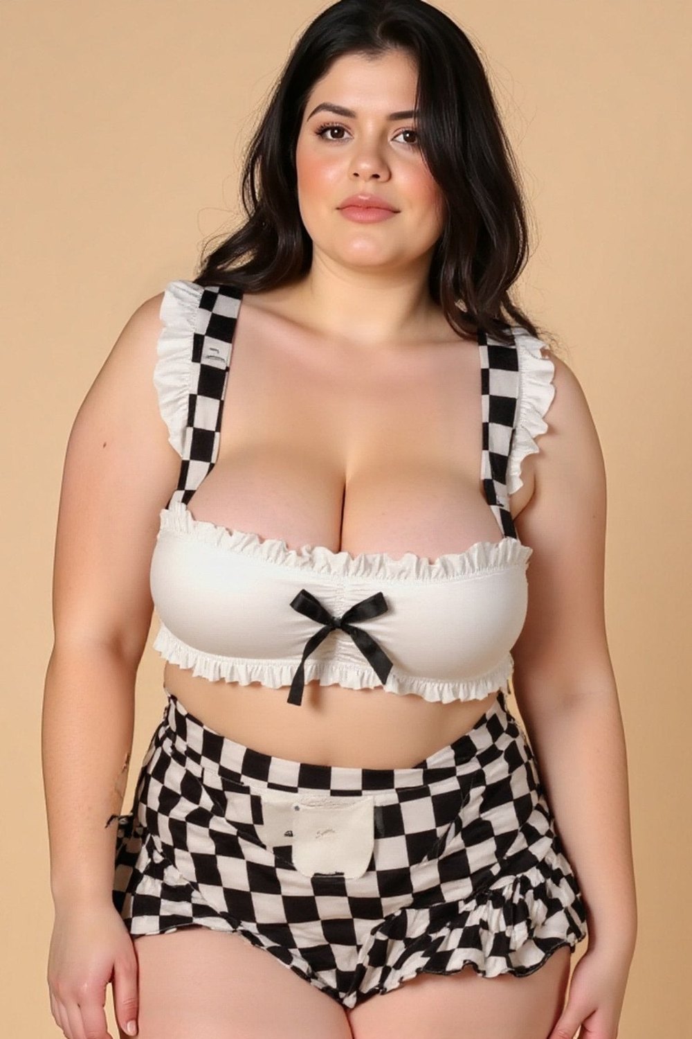 Checkered Maid Costume costume SXJ _of_bliiss.love_sexy_lingerie_sexy_costume_trendy_and_latest_designs_seductive_lingerie_November_2024