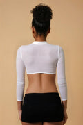 Crisscross Sheer Office-Inspired Costume SXJBLIISS.LOVE Office-Inspired, Plus Size Costume