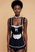 Hot Cute Apron Maid Costume SXJBLIISS.LOVE Buns Out, Maid, Plus size Cosume