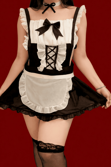Plus Size Alluring Maid Costume