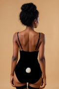 Plus Size Velvet Bunny Costume SXJBLIISS.LOVE Bodysuit, bunny