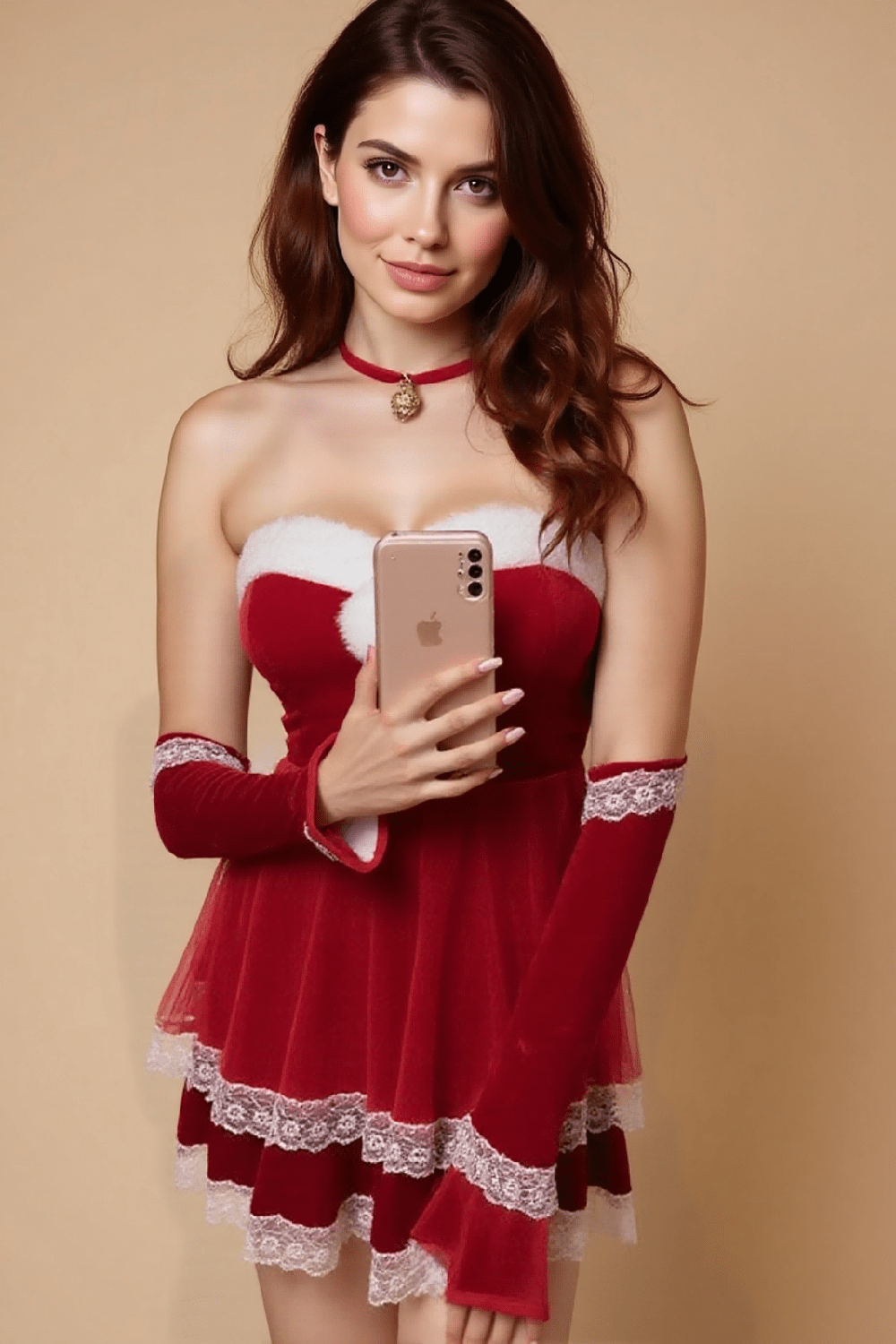 Plus Size Velvet Christmas Bunny Costume SXJBLIISS.LOVE Bunny, Christmas Costumes, Plus Size Costume