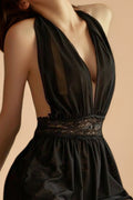Deep V-Neck Halter Mesh Slip lingerie SXJ _of_bliiss.love_sexy_lingerie_sexy_costume_trendy_and_latest_designs_seductive_lingerie_November_2024