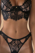 Eyelash Lace Fitted Bra Set FNEBLIISS.LOVE bra set