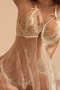 Floral Sheer Lace Camisole Set lingerie SXJ _of_bliiss.love_sexy_lingerie_sexy_costume_trendy_and_latest_designs_seductive_lingerie_November_2024