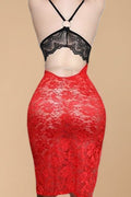 Plus Size Lace Backless High-Slit Slip lingerie SXJ _of_bliiss.love_sexy_lingerie_sexy_costume_trendy_and_latest_designs_seductive_lingerie_November_2024