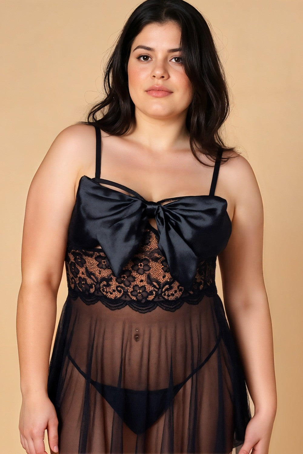 Lace Mesh Babydoll Set lingerie GYXYY _of_bliiss.love_sexy_lingerie_sexy_costume_trendy_and_latest_designs_seductive_lingerie_November_2024
