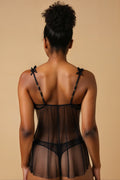 Plus Size Butterfly Hem Slip YTNBLIISS.LOVE Open front, Plus Size Nightwear, slip