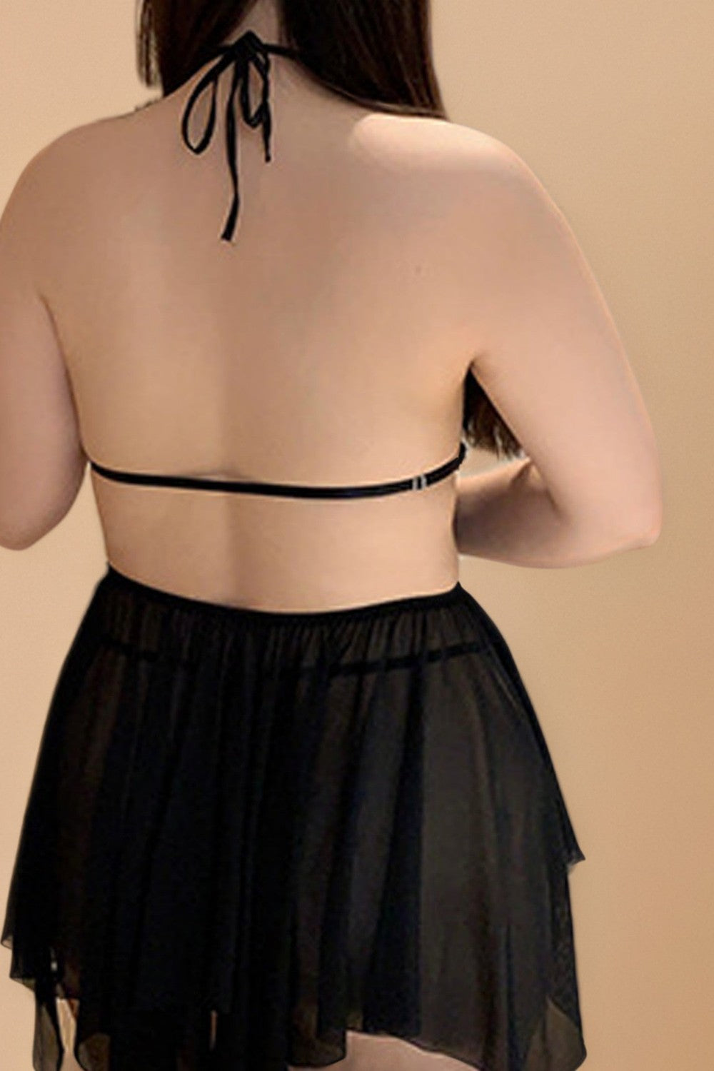 Plus Size Butterfly Sheer Mesh Slip lingerie SXJ _of_bliiss.love_sexy_lingerie_sexy_costume_trendy_and_latest_designs_seductive_lingerie_November_2024