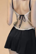 Plus Size Elegant Satin Slip lingerie SXJ _of_bliiss.love_sexy_lingerie_sexy_costume_trendy_and_latest_designs_seductive_lingerie_November_2024