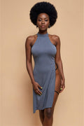 Plus Size Halter Slip Set YTNBLIISS.LOVE Plus Size Nightwear, Slip