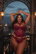 Plus Size Lace Bustier Set lingerie SXJ _of_bliiss.love_sexy_lingerie_sexy_costume_trendy_and_latest_designs_seductive_lingerie_November_2024