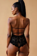 Plus Size Lace Crotchless Bodysuit SXJBLIISS.LOVE Bodysuit, Open Crotch, Plus Size Lingerie