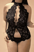 Plus Size Lace Hollow-Out Crotchless Bodysuit lingerie SXJ _of_bliiss.love_sexy_lingerie_sexy_costume_trendy_and_latest_designs_seductive_lingerie_November_2024