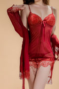 Plus Size Lace Robe Set lingerie SXJ _of_bliiss.love_sexy_lingerie_sexy_costume_trendy_and_latest_designs_seductive_lingerie_November_2024
