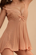 Plus Size Lace Sheer Babydoll Set lingerie YTN _of_bliiss.love_sexy_lingerie_sexy_costume_trendy_and_latest_designs_seductive_lingerie_November_2024