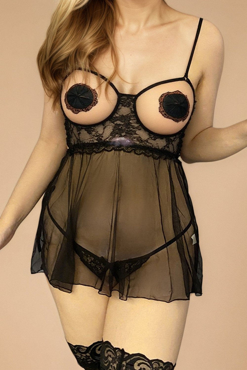 Plus Size Open-Cup Plunge Sheer Slip lingerie YTN _of_bliiss.love_sexy_lingerie_sexy_costume_trendy_and_latest_designs_seductive_lingerie_November_2024
