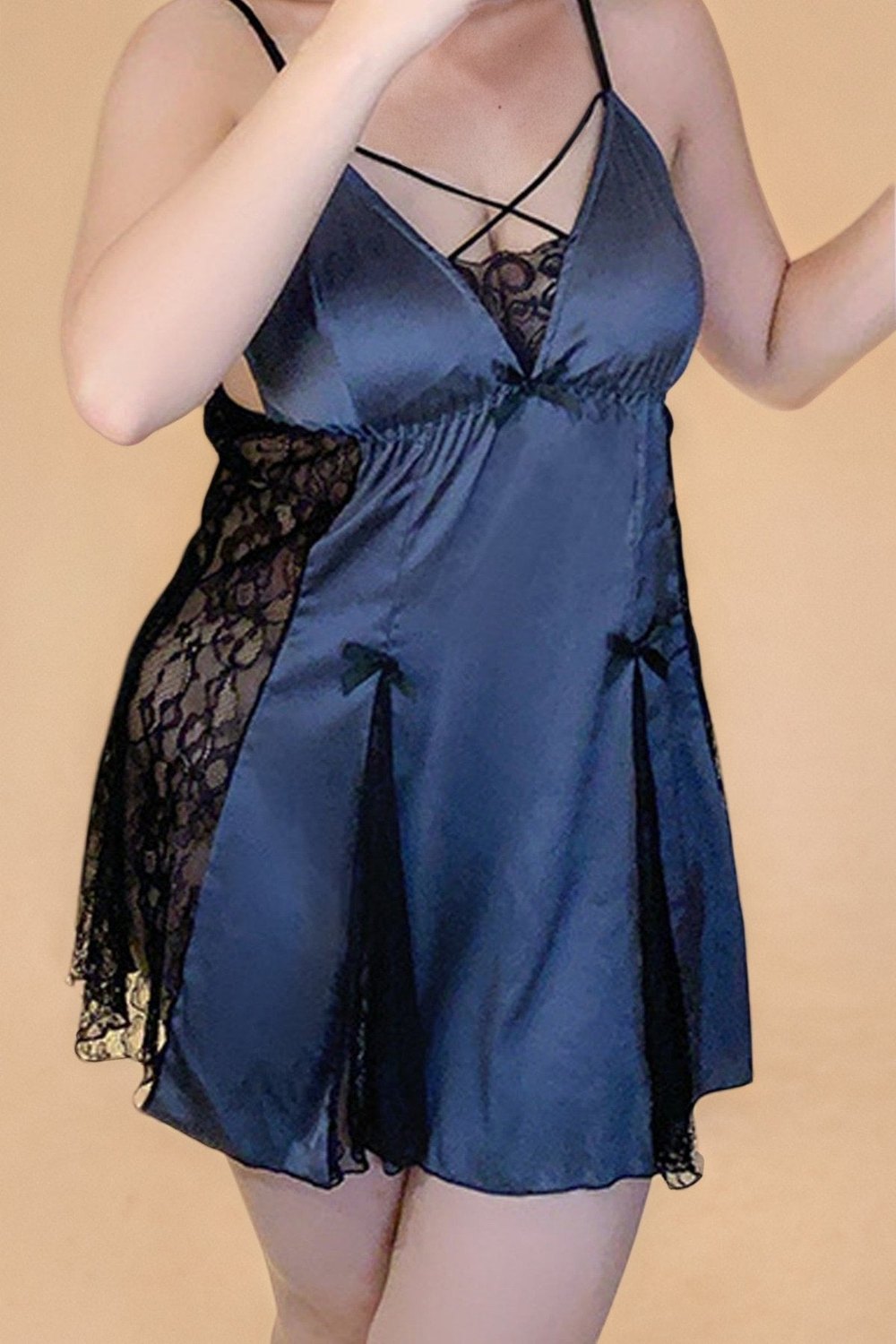 Plus Size Padded Slip with Robe lingerie YTN _of_bliiss.love_sexy_lingerie_sexy_costume_trendy_and_latest_designs_seductive_lingerie_November_2024
