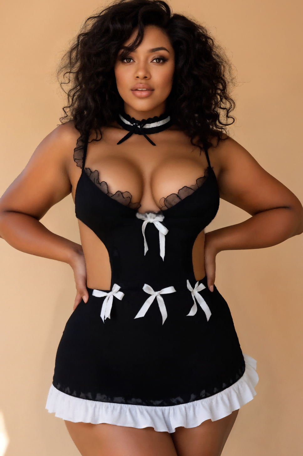 Plus Size Sultry Slip SXJBLIISS.LOVE DISPLAY PS, Plus Size Nightwear, Slip