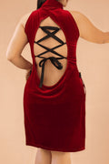 Plus Size Velvet Strappy Gown lingerie SXJ _of_bliiss.love_sexy_lingerie_sexy_costume_trendy_and_latest_designs_seductive_lingerie_November_2024