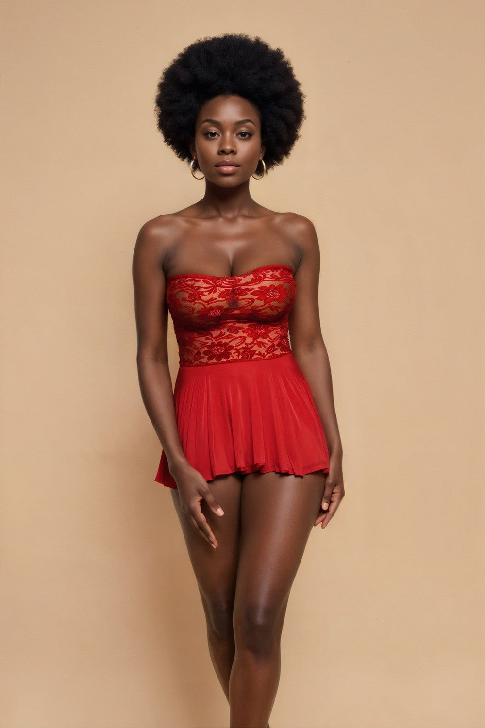 Sassy Sheer Lace Slip SXJBLIISS.LOVE Plus Size Nightwear, Slip