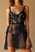 Plus Size Sheer Lace Babydoll Set lingerie SXJ _of_bliiss.love_sexy_lingerie_sexy_costume_trendy_and_latest_designs_seductive_lingerie_November_2024