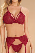 Solid Color Lace Bra Garter Set lingerie GYXYY _of_bliiss.love_sexy_lingerie_sexy_costume_trendy_and_latest_designs_seductive_lingerie_November_2024
