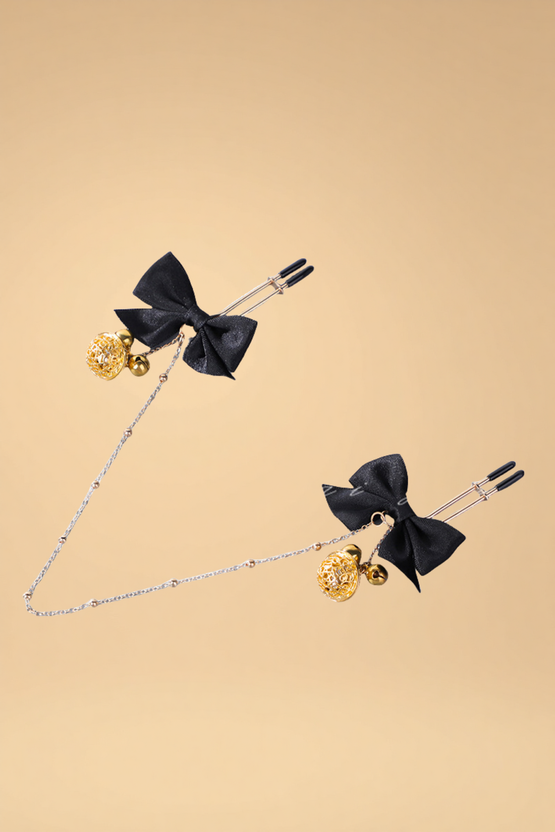 Bow Knot Chain Nipple Clamps Pleasures JC _of_bliiss.love_sexy_lingerie_sexy_costume_trendy_and_latest_designs_seductive_lingerie_November_2024