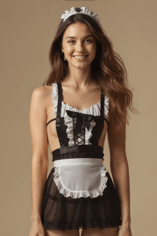 Cute Maid Roleplay Uniform Lingerie Set BLIISS.LOVE _of_bliiss.love_sexy_lingerie_sexy_costume_trendy_and_latest_designs_seductive_lingerie_November_2024