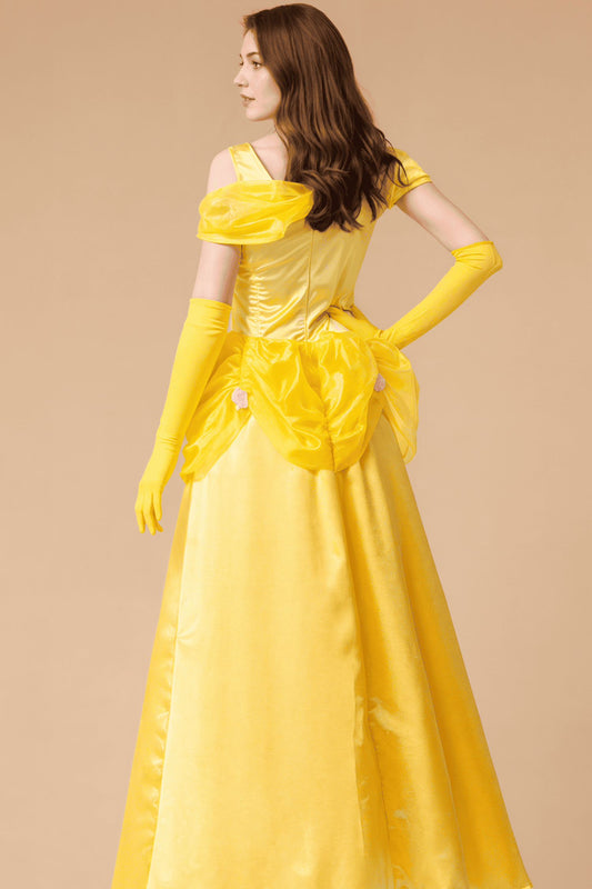 Elegant Yellow Ball Gown for Halloween BLIISS.LOVE _of_bliiss.love_sexy_lingerie_sexy_costume_trendy_and_latest_designs_seductive_lingerie_November_2024