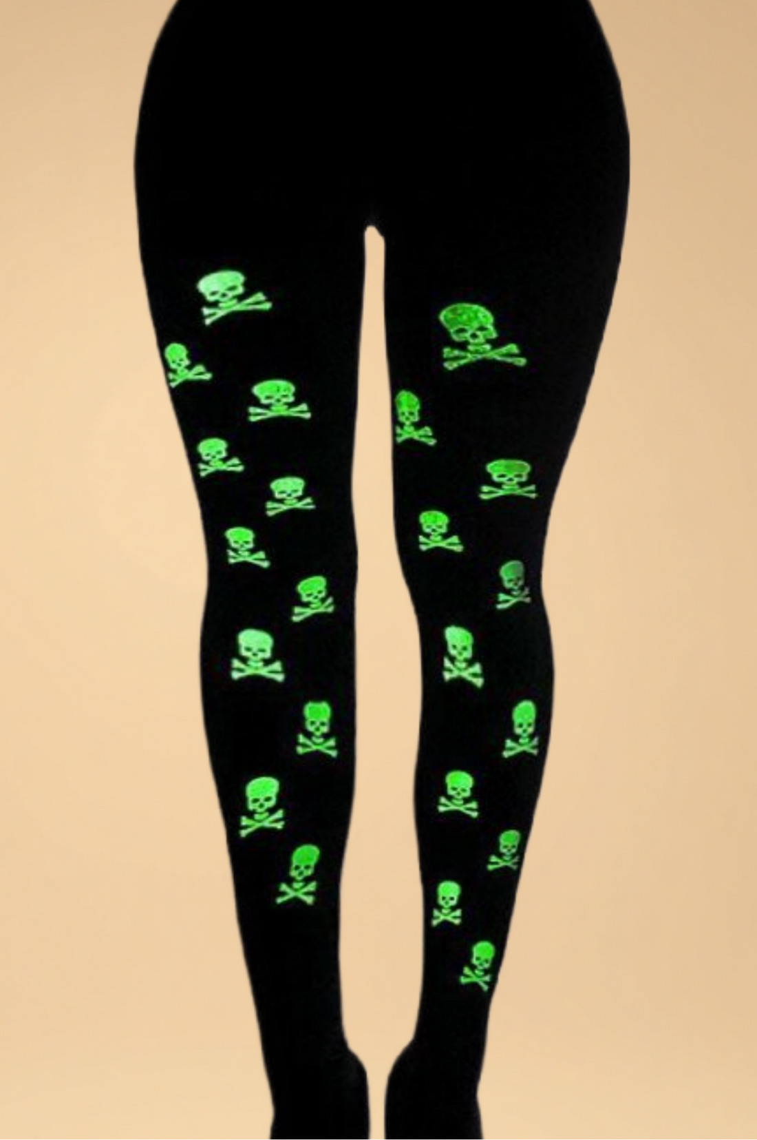 Glow-in-the-Dark Skull Tights Hosiery YL _of_bliiss.love_sexy_lingerie_sexy_costume_trendy_and_latest_designs_seductive_lingerie_November_2024