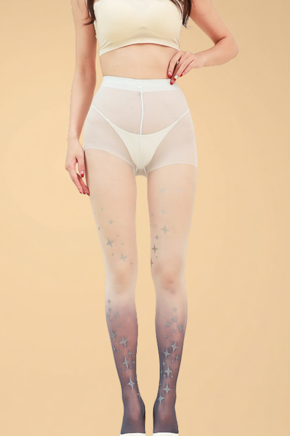 Gradient Star Stockings Hosiery YL _of_bliiss.love_sexy_lingerie_sexy_costume_trendy_and_latest_designs_seductive_lingerie_November_2024