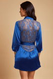 Attractive Lace Satin Robe Nightgowns BLIISS.LOVE _of_bliiss.love_sexy_lingerie_sexy_costume_trendy_and_latest_designs_seductive_lingerie_November_2024