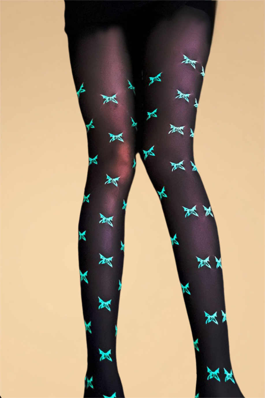 Luminous Butterfly Pattern Stockings Hosiery YL _of_bliiss.love_sexy_lingerie_sexy_costume_trendy_and_latest_designs_seductive_lingerie_November_2024
