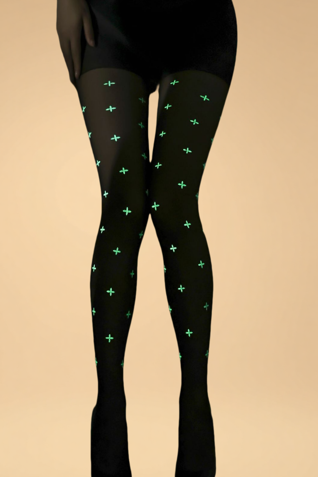 Luminous Cross Design Stockings Hosiery YL _of_bliiss.love_sexy_lingerie_sexy_costume_trendy_and_latest_designs_seductive_lingerie_November_2024
