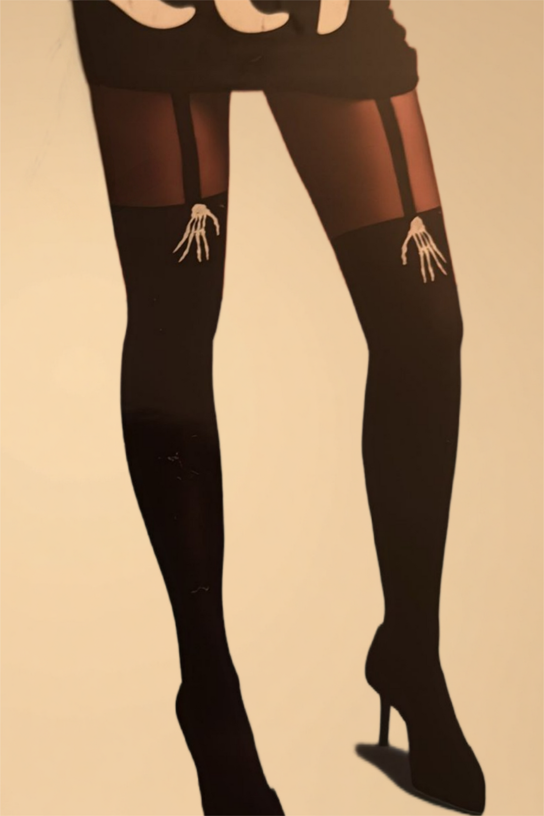 Luminous Mini Hand Print Stockings Hosiery YL _of_bliiss.love_sexy_lingerie_sexy_costume_trendy_and_latest_designs_seductive_lingerie_November_2024