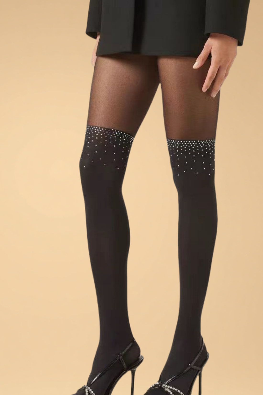 Patchwork Rhinestone Stockings Hosiery YL _of_bliiss.love_sexy_lingerie_sexy_costume_trendy_and_latest_designs_seductive_lingerie_November_2024